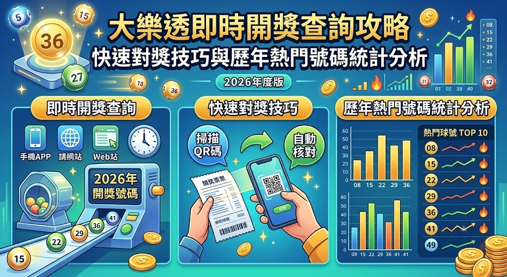 快速對獎技巧與歷年熱門號碼統計分析